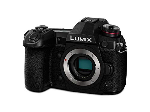 Panasonic DC-G9EG-K Lumix G Systemkamera (20 MP, 4K/6K, Dual I.S., OLED-Sucher, WiFi, Staub und Spritzwasserschutz, schwarz)