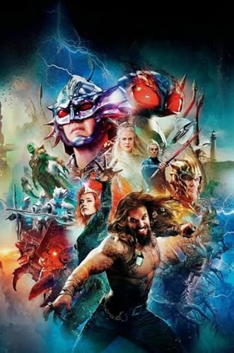 HfmQuisutron Puzzle 1000 Teile Klassischer Film Momoa Poster Buntes Geschicklichkeitsspiel Für Die Ganze Familie Erwachsene Xy277Tk