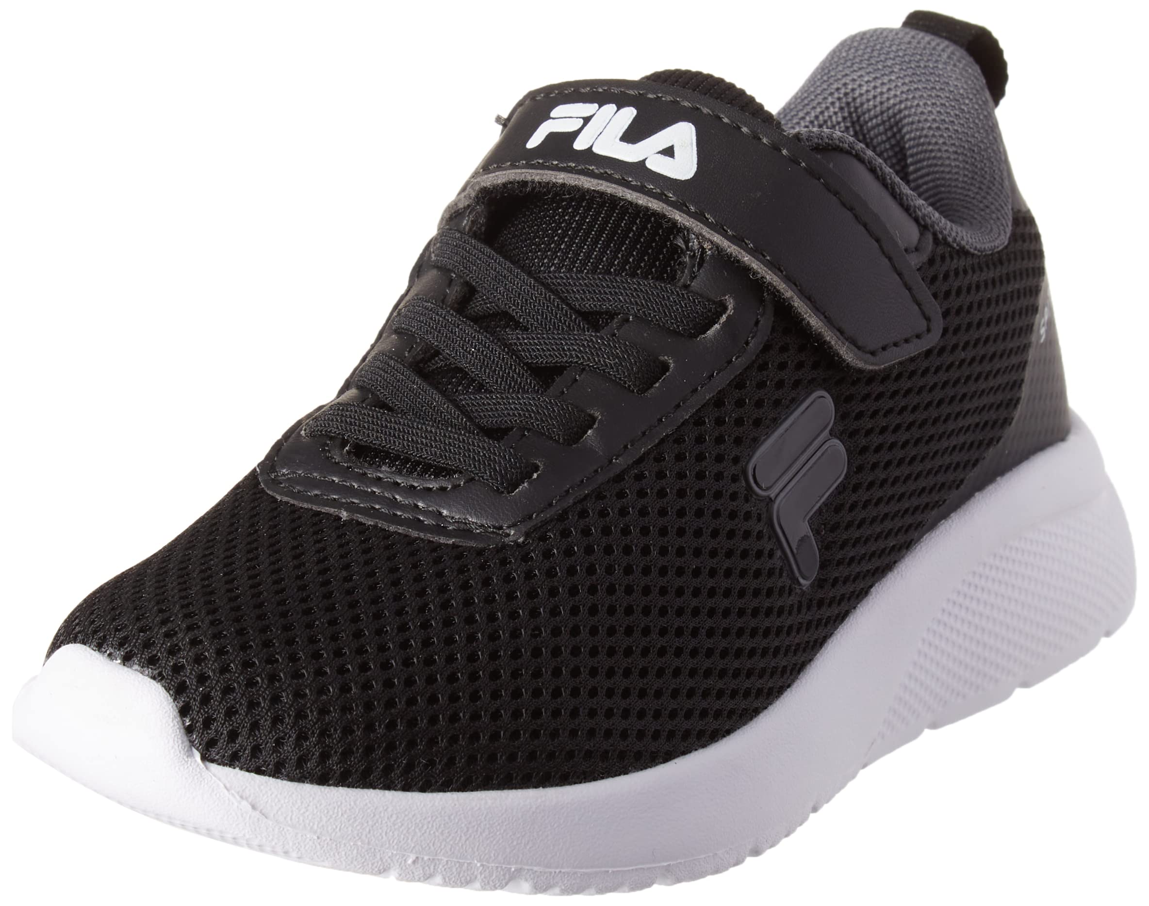 FILA Unisex Kinder Spitfire V Kids Laufschuh, Black-Castlerock, 29 EU