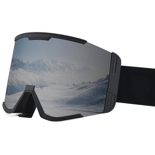 Bydezcon Skibrille Schnee Snowboard Sportbrille Jugendliche Teenager Skifahren Skaten Schneemobilbrille