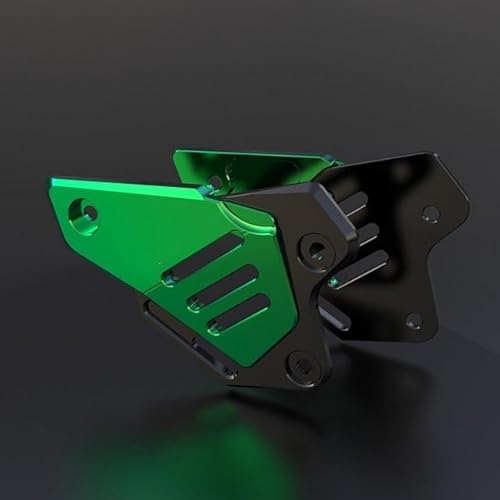 Fußrasten Motorrad Pedal Schutz Hinten Pedal Schutz Ferse Platte Dekorative Zubehör Für Kawasaki Für Z900 2017 2018 2019 2020 2021 2022 2023 Fußrasten Pedale (Farbe : Z900 Logo Green)