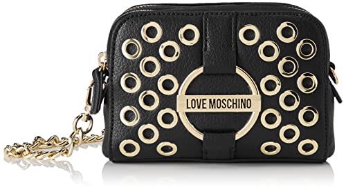 Love Moschino Damen Jc4344pp0fkd000 Umhängetasche, Schwarz, Einheitsgröße