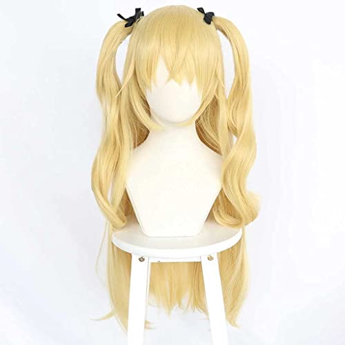 LINLINCD-Anime Coser Anime Genshin Impact Fischl Cosplay-Perücke mit gratis Perückenkappe for Halloween-Party Halloween-Karneval mit Perücke