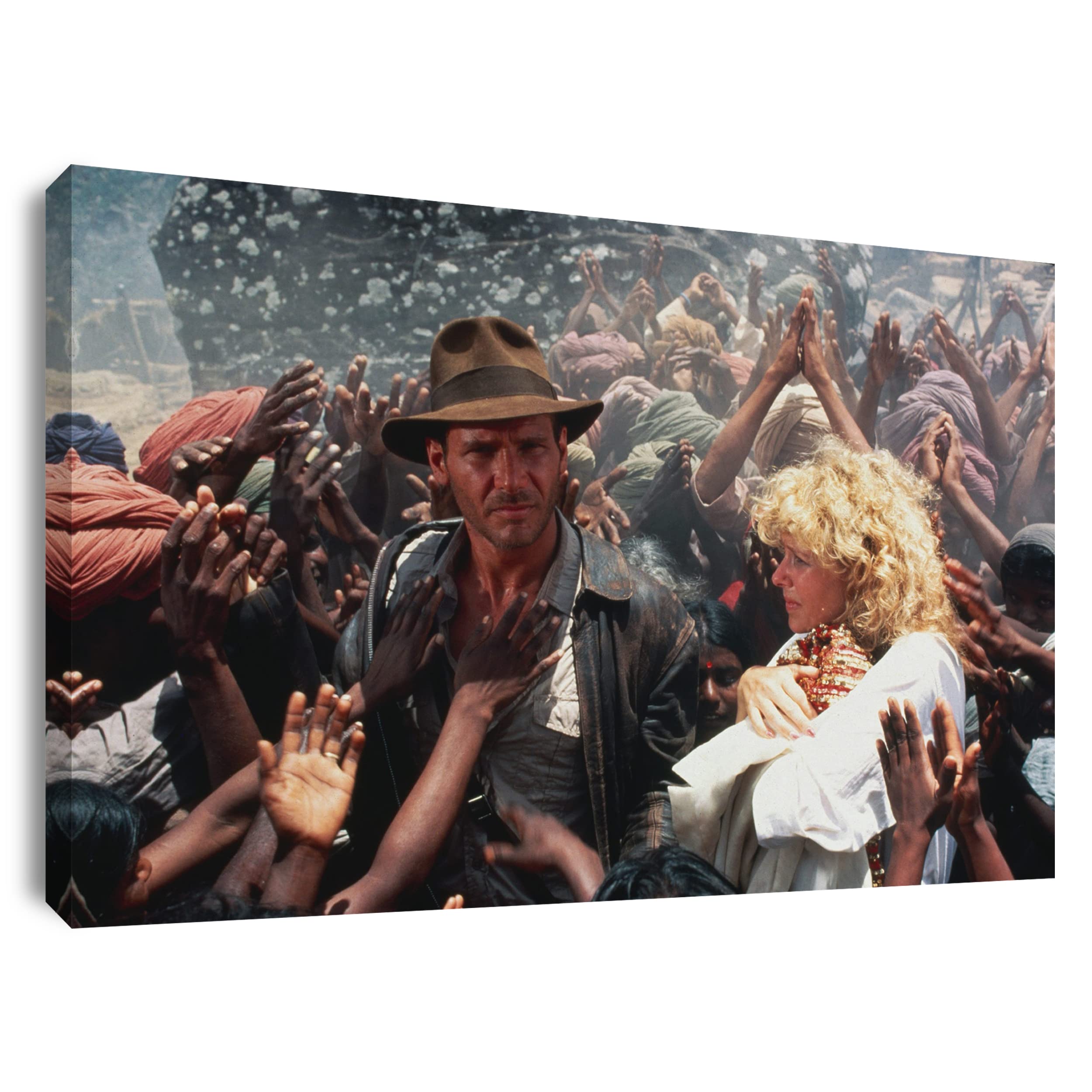 Artis Prints Leinwandbild Indiana Jones in Indien, Abenteuerfilm, Klein bis XXL, Inneneinrichtung - Wohnzimmer - Wohnung, Dekoration