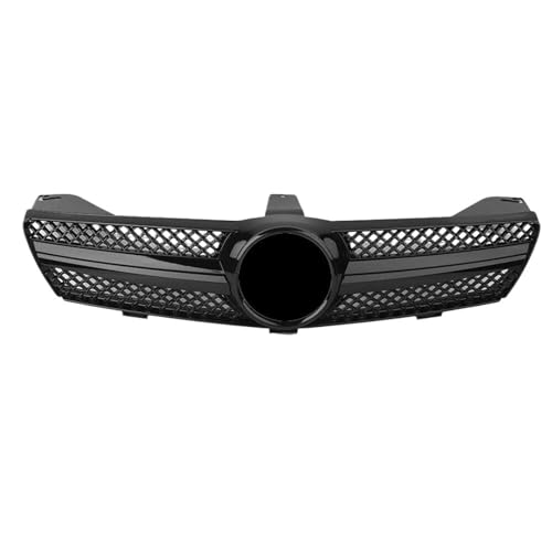 Auto Frontstoßstange Mittelgitter Für merc&edes Für Benz CLS-Klasse W219 SLS600 CLS500 CLS550 CLS55 CLS63 AMG 2005-2008 Frontgrill (Color : Black)