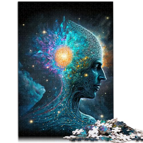 Puzzlespiel Esoterisches Zen-Universum, Puzzle für Erwachsene, 1000 Teile, Holzpuzzle, Spielzeug, Puzzle, Lernspiele, Stressabbau-Puzzle, 1000 Teile (50 x 75 cm)