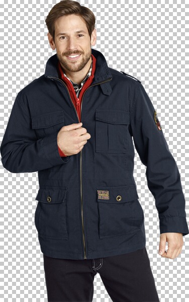 Fieldjacket BROR Jan Vanderstorm blau dunkelblau 2