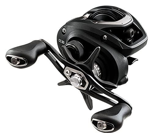 Daiwa CC80 Casting Reel, 7.5:1 Übersetzung, 4BB+1RB Kugellager, 15 lb Max Drag, Linkshänder