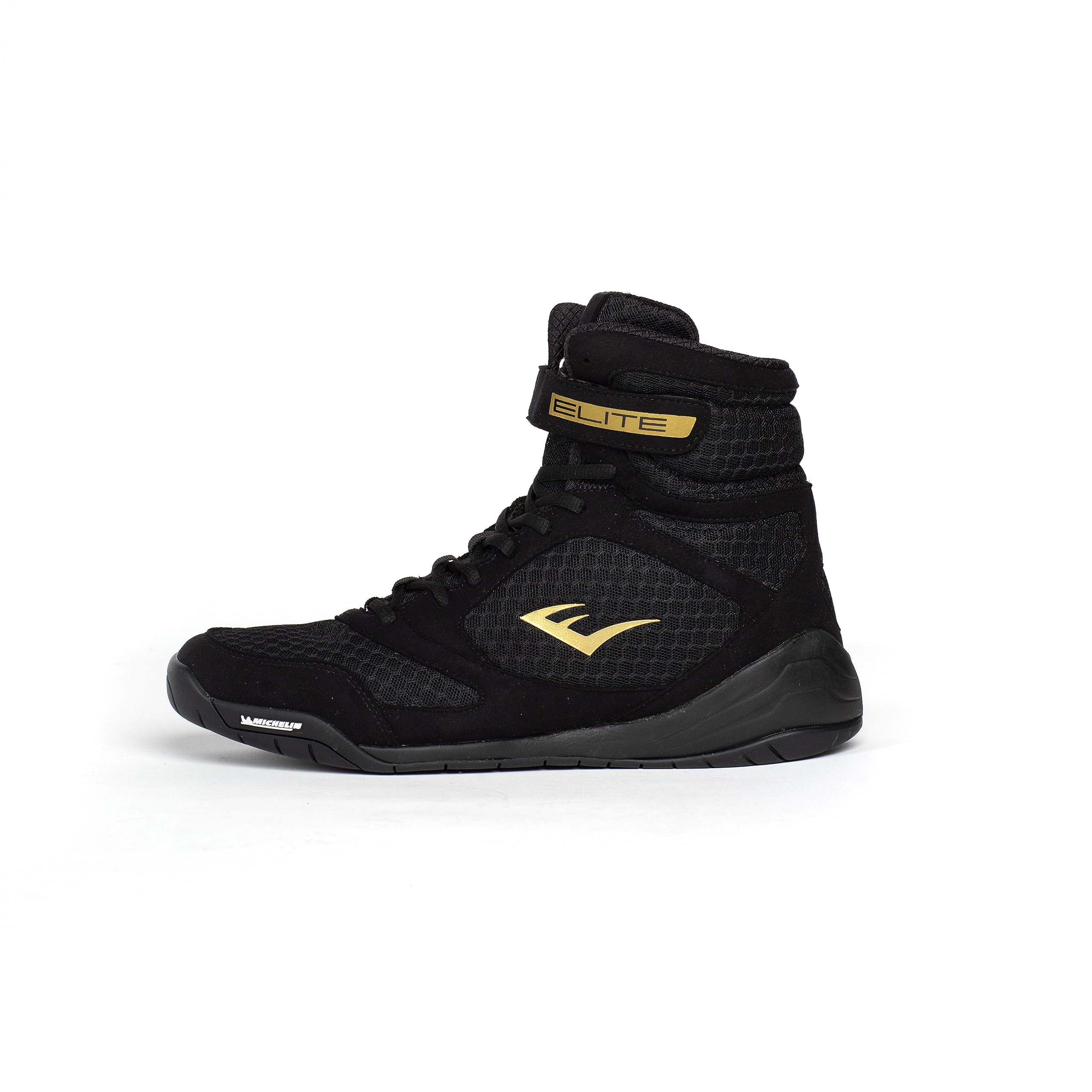 Everlast Elite V2 Black 11 Boxschuhe - Ihr ultimativer Trainingsbegleiter für Exzellenz und Haltbarkeit Boxschuhe, Elite 2 Schuhe, Trainingsschuhe, Schwarz, 44.5 EU