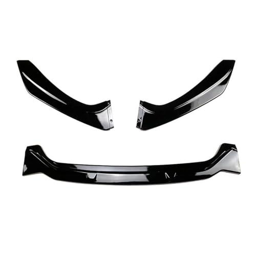 Splitter 3 PCS Auto Front Stoßstange Lip Spoiler Body Kit Für 1 Serie F20 F21 LCI 116i 118i 120i M135 M140i Pack Stil 2015 Zu 2019 Frontlippe(Glossy Black)