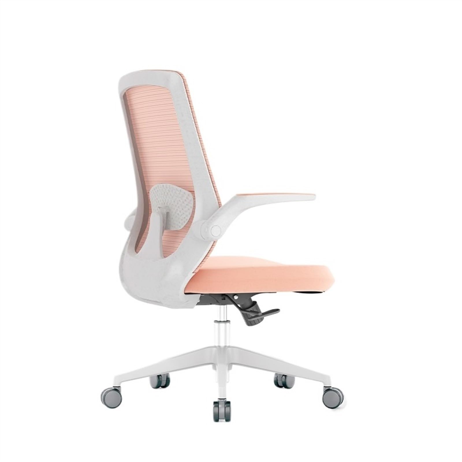 Arbeitsstuhl aus Netzgewebe, hohe Rückenlehne, Computerstuhl für Zuhause, Arbeitszimmer, Drehsitz, verstellbare Armlehnen und ergonomisches Design, Bürostuhl mit dickem Kissen, Schreibtischstühle,