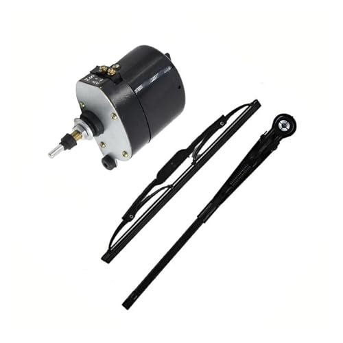 Wischermotor Wischermotoren 12/24 V Universal Für Jeep Für Traktor Für Fischerboot Für Caravan Scheibenwischermotor/Wischerarmblatt(Motor and Wiper)