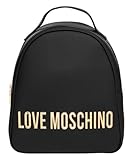 Love Moschino damen maxi lettering Rucksack black