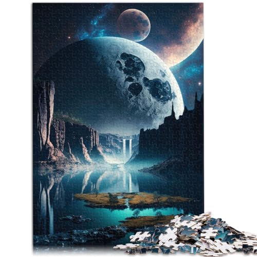 Puzzle für Puzzle Cosmic Falls, 1000 große Teile, Puzzle für Erwachsene, Holzpuzzle ganze Familie, 1000 Teile (50 x 75 cm)