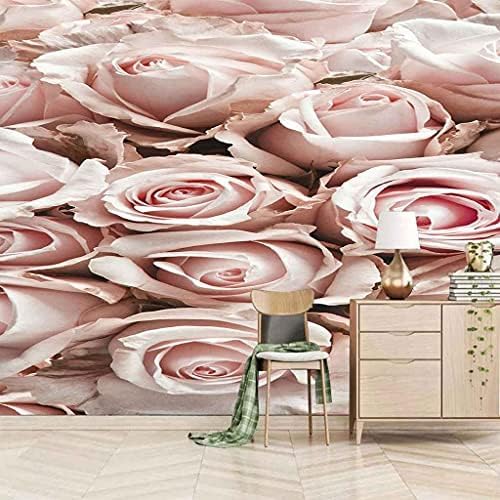 Rose Rosa Blume 3D Tapeten Wanddekoration Fototapete Sofas Wohnzimmer Wandbild Schlafzimmer-300cm×210cm