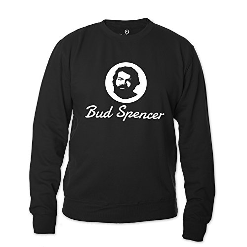 Bud Spencer Herren Official Logo Sweatshirt (schwarz) (M)