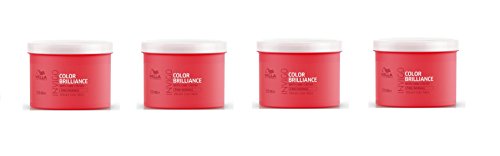 Wella Invigo Color Brilliance Vibrant Color Feine/Normale Maske, 500 ml, 4 Stück