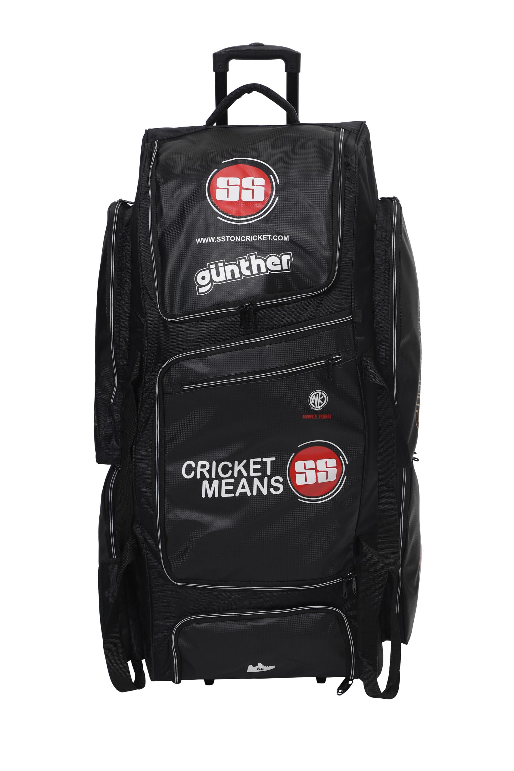 SS Men's Bags0267 Cricket Kit Bag, Black, One Size