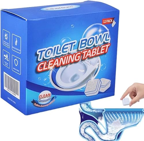 Flushbright Cleaning Tablets,Flushbright Toilet Cleaning Tablets Automatic Toilet Tank Cleaner for Cleaning & Deodorizing (1 box)