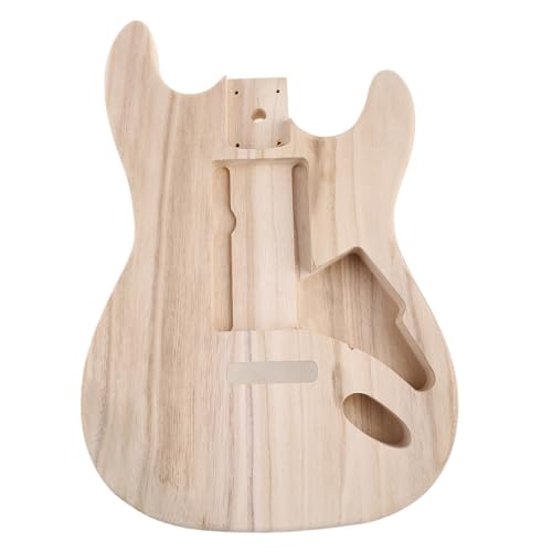 E-Gitarrenkörper Ersatzkörper, unlackierter Ahorn-Gitarrenkörper, blanko, Holz, Gitarrenteile, unlackierter Gitarrenkörper, unlackierter Gitarrenkörper, unlackierter Gitarrenkörper, Ersatz