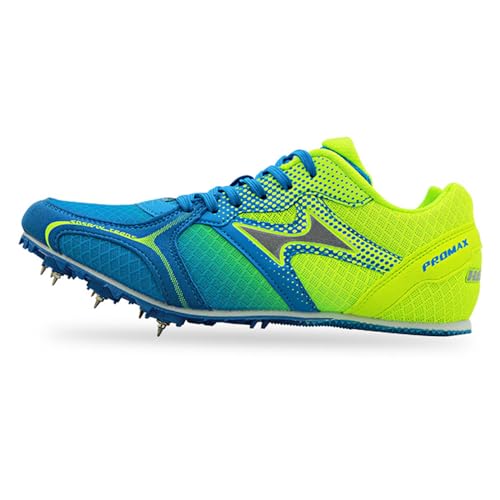 Leichtathletik Herren-Mittelstrecken-Laufschuhe Unisex-Leichtathletikschuhe Leichte Spikes Laufschuhe Weitsprung-Leichtathletikschuhe Rutschfeste VerschleißFest Für Test,Kinder,Herren,Damen