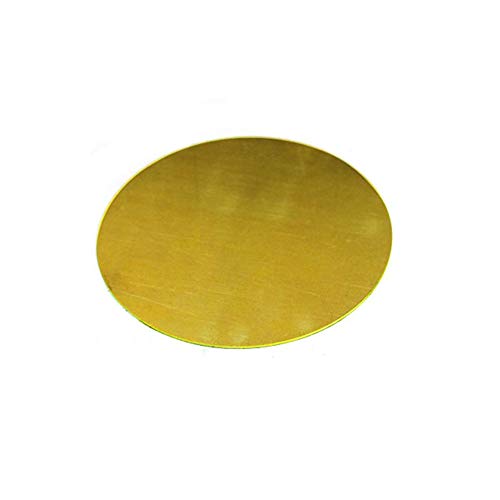 SOFIALXC H62 Messingblech, rund, Metall, Rohstoffe, 1.5mm thick-200mm in diameter 1pcs