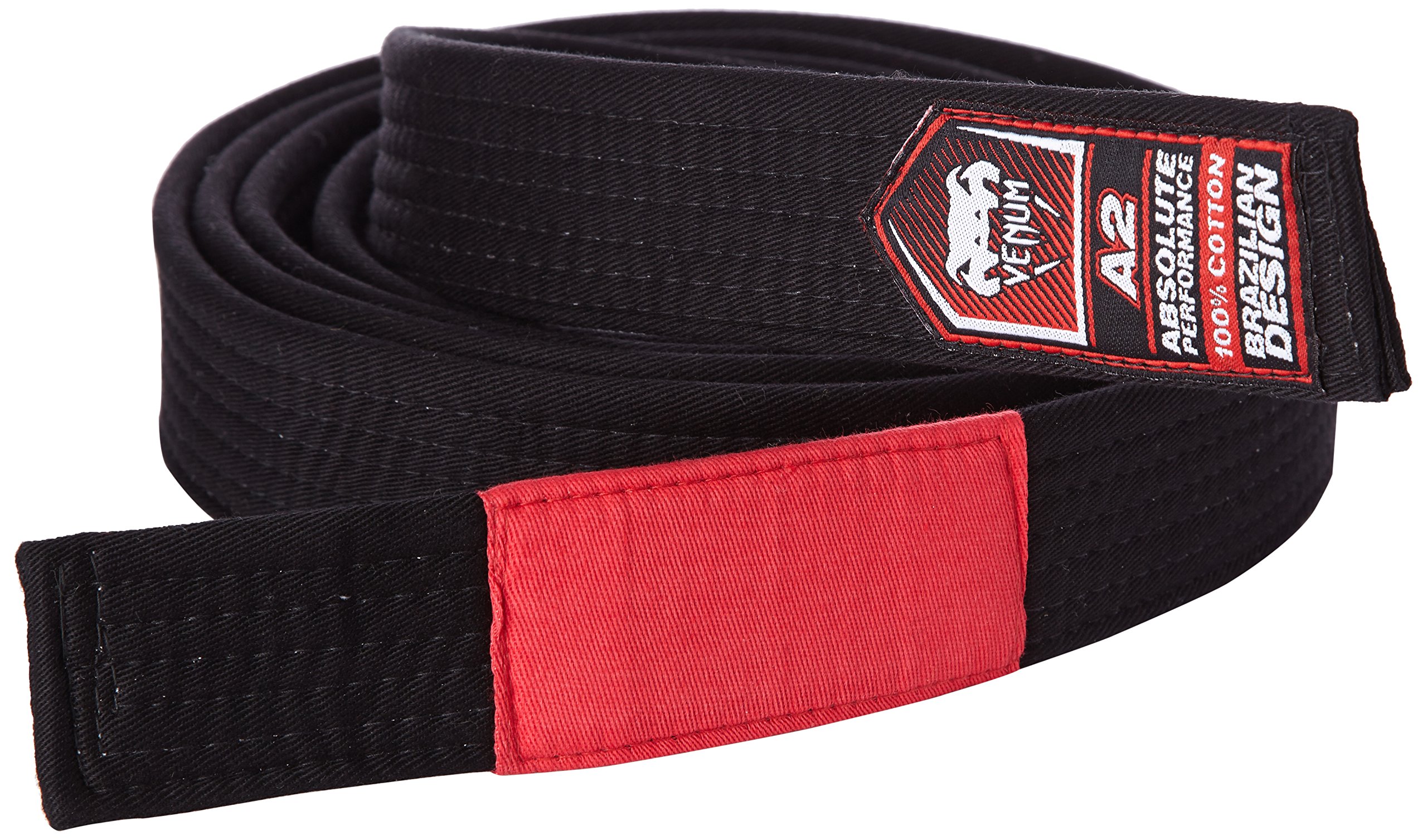 Venum Unisex Erwachsene Gürtel Brazilian Jiu-Jitsu Belt, Schwarz, A2