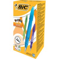 BIC Füllhalter Easy Clic, Feberbreite: M, 20er Box