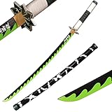 Sword Valley Japanisches Holz-Anime-Samurai-Schwert-Cosplay, Demon Slayer-Schwert 103 cm-Holzschwert--Shinazugawa Sanemi