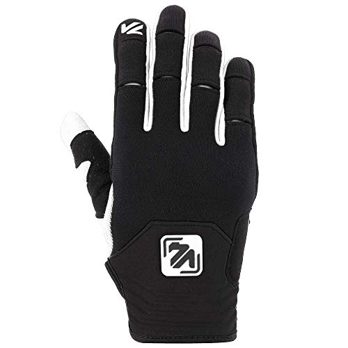 V Quattro Design Herren Handschuhe Redding, Schwarz/Weiß, Größe 3XL