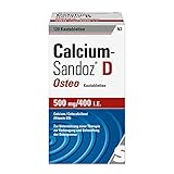 SANDOZ CALCIUM SANDOZ D Osteo 500 mg/400 I.E. Kautabl. - 120 St Kautabletten 004