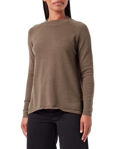 JdY Damen JDYMARCO L/S O-Neck Slit Pull KNT NOOS Strickpullover, Kalamata/Detail:Melange, Medium