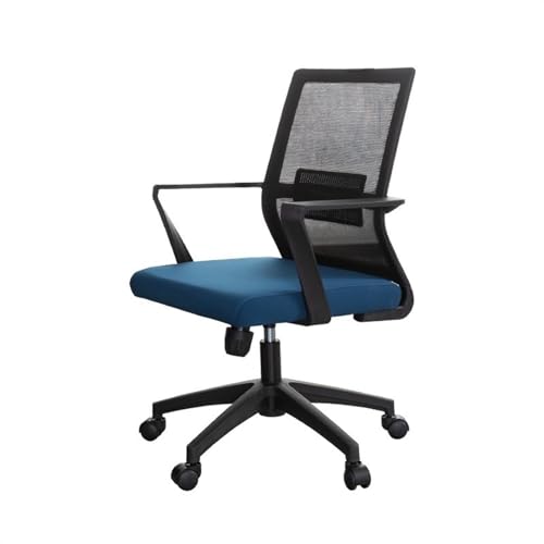 FUHAI-666 Bürostühle Mode Drehstuhl Büro Mesh Stuhl Lift Sitz Ergonomischer Stuhl Home Office Stuhl Personal Stuhl Schreibtischstuhl(Blue)