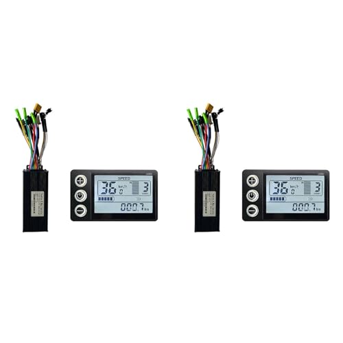 SICOSALT 2X Elektrofahrrad 24V 36V 48V 30A 3 Modell Controller S866 LCD-Display für 350W 500W 750W 1000W Ebike