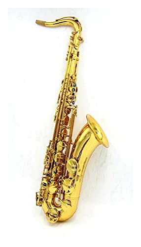 Tenor Saxophon BB Tune Lack Metall Messing Musical Instrument Professional Mit Fallzubehör