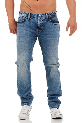 Big Seven Morris Medium Blue Regular Fit Herren Jeans, Hosengröße:W42/L32