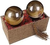 Handtherapiebälle, Massageball, Baoding-Bälle Handball/chinesischer Gesundheitsmeditationsball/Übungsmassagebälle Meditation Feng Shui Ball, Feng Shui Massageübung (Farbe: A) (Color : D)