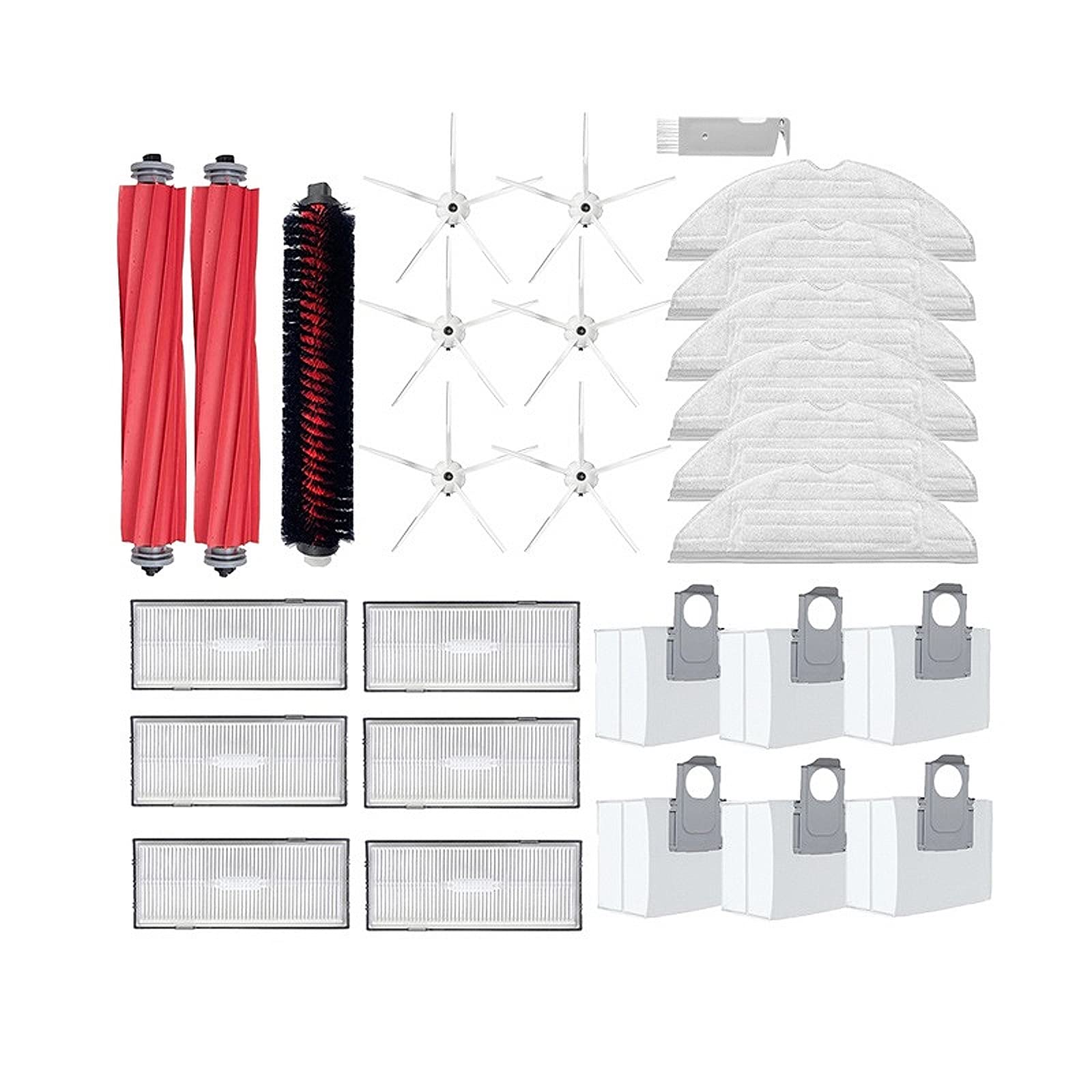 HEPA Filter Hauptseitenbürste Mopp Tuch Staubbeutel MaxV Plus MaxV G10S G10S Roboter Staubsauger Teil