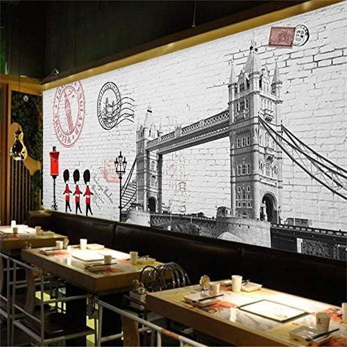 XLMING Tower Bridge, London 3D Tapeten Home Esszimmer Sofa Schlafzimmer Wohnzimmer TV Hintergrund-400cm×280cm