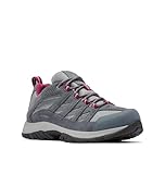 Columbia Crestwood Wanderschuhe für Damen, Blau (Zinc x Dark Fuchsia), 41 EU