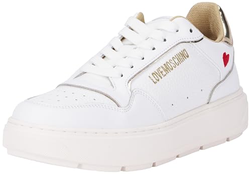 Love Moschino Damen Ja15144g1ljc210a Sneaker, Weiß, 37 EU