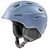 uvex fierce - leichter Skihelm für Damen und Herren - individuelle Größenanpassung - wechselbare Innenausstattung - strato met matt - 55-59 cm