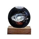 Kristall Kugel Moderne minimalistische Kristallkugel Büro des Desktops kleine Verzierungen transparent Galaxie kreative Nachtlicht Home Decoration Heilanwendung schützende Wirkung ( Size : 2.36IN )