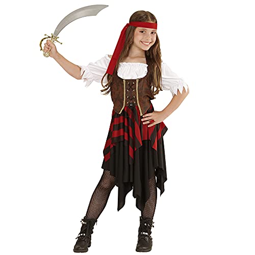 "PIRATE GIRL" (dress, corset, headband) - (116 cm / 4-5 Years)