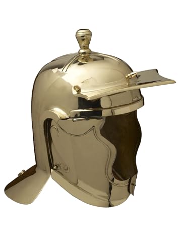 Battle-Merchant Buch-Helm, Messing - Römer, Römerhelm, Antike, LARP