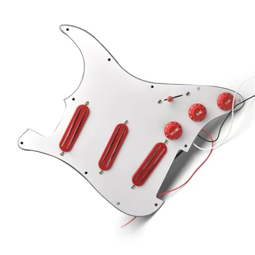 Standard-Pickguard-Tonabnehmer SSS Prewired Guitar Pickguard Mini Humbucker E-Gitarre Ersatzteile (Color : P)