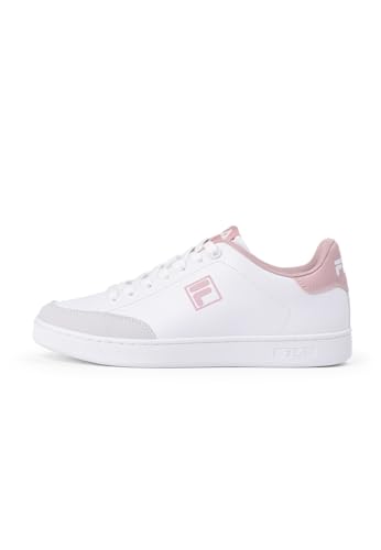 FILA Damen COURTBAY wmn Sneaker, White-Pale Mauve, 36 EU