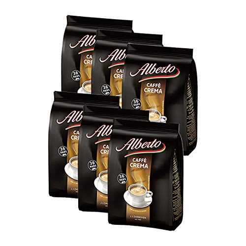 Alberto Caffe Crema 36 Pads 252g / 3er Pack