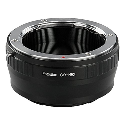 Fotodiox Lens Mount Adapter, Contax/Yashica, CY Lens to Sony NEX E-mount Mirrorless Camera e.g. Sony Alpha a7, NEX-7 & NEX-5