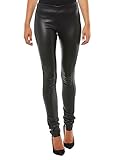 Oakwood Damen Slim Legging 60438, schwarz, 44 (Herstellergröße: 16)